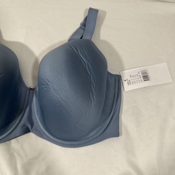 NWT Chantelle Lingerie [ 40DDD US‎ ] Comfort Chic Back-Smoothing Bra Blue #5721 - Picture 5 of 13